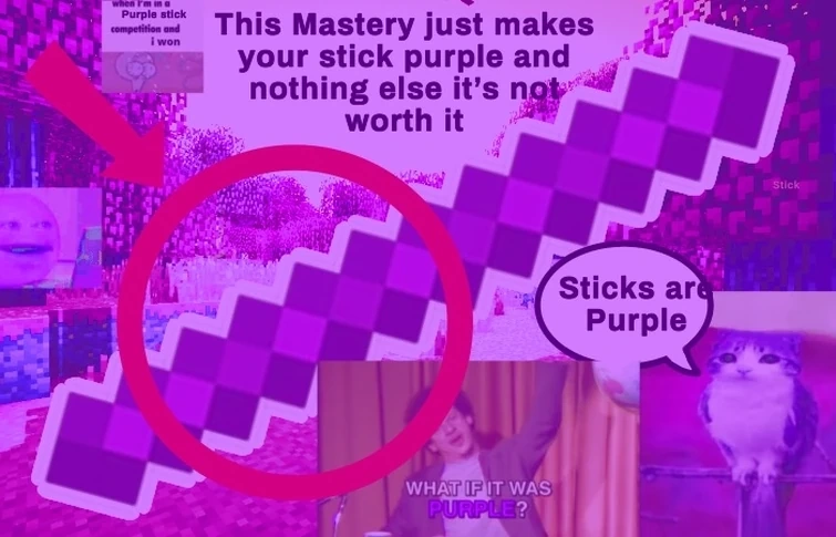 Stick jumpscare